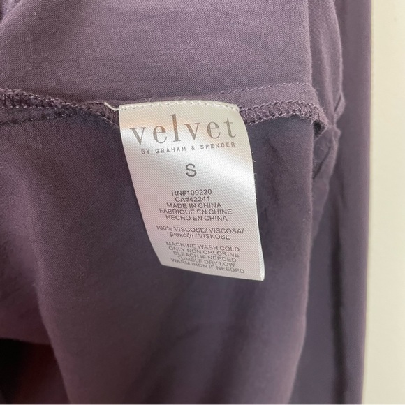 Velvet by Graham & Spencer Elaine Peasant Top Size Small - Picture 5 of 8